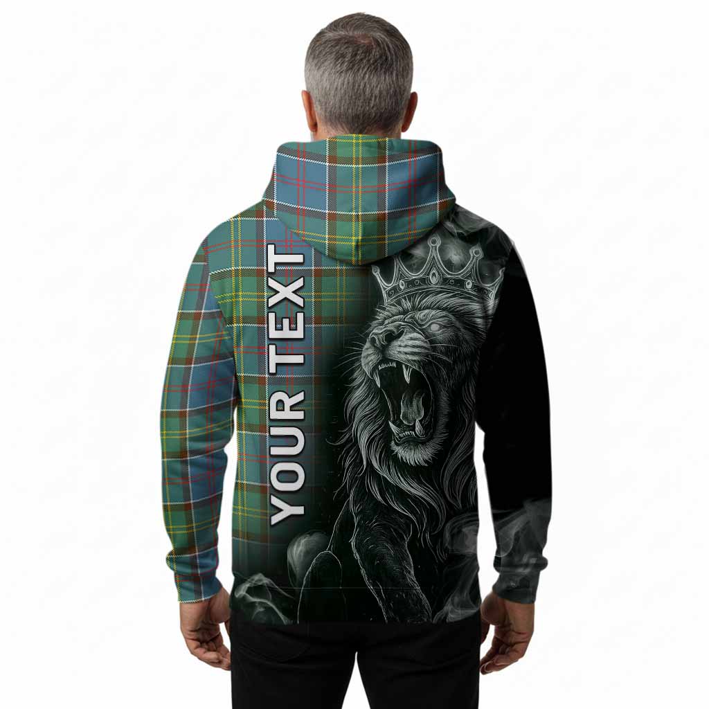 Colville Tartan Hoodie Roaring Lion Heritage