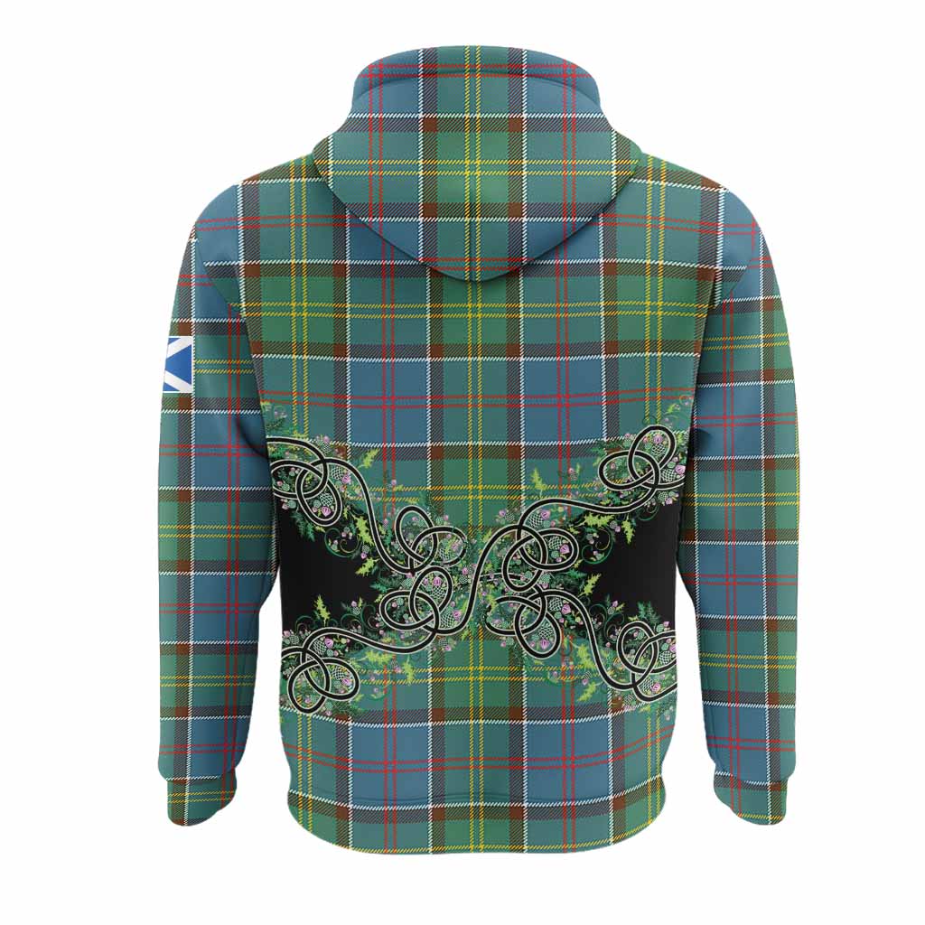Colville Tartan Hoodie Thistle Scottish Spirit
