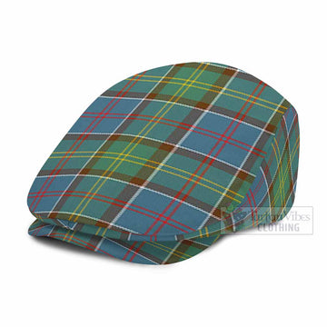 Colville Tartan Jeff Cap, Tartan Flat Cap