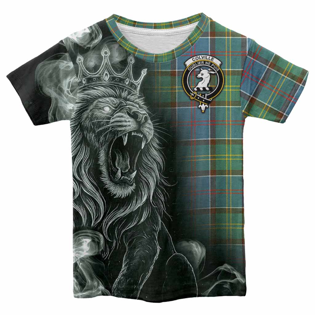 Colville Tartan Kid T-shirt Roaring Lion Heritage