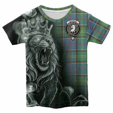 Colville Tartan Kid T-shirt Roaring Lion Heritage