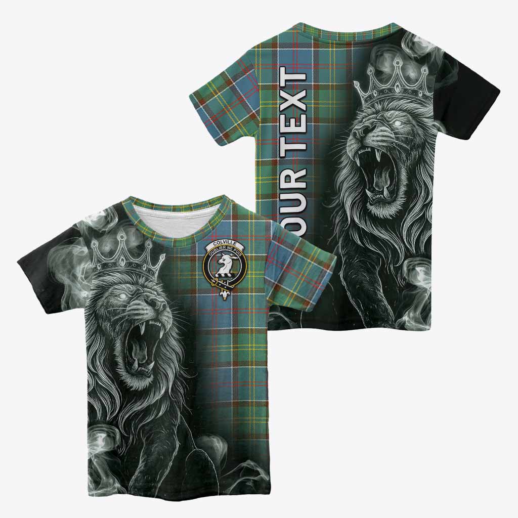 Colville Tartan Kid T-shirt Roaring Lion Heritage
