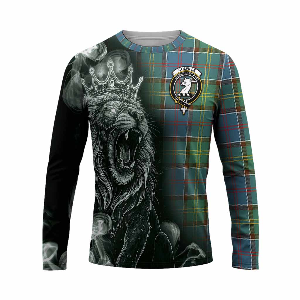 Colville Tartan Long Sleeve T-Shirt Roaring Lion Heritage