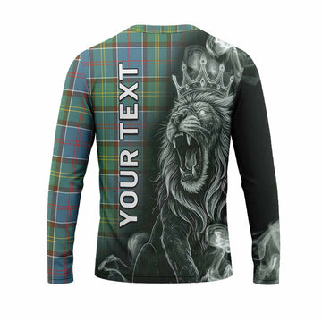 Colville Tartan Long Sleeve T-Shirt Roaring Lion Heritage