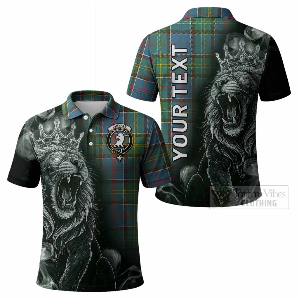 Colville Tartan Polo Shirt Roaring Lion Heritage