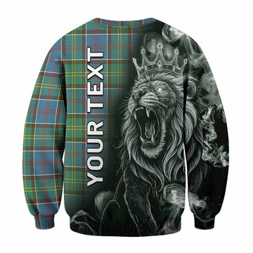 Colville Tartan Sweatshirt Roaring Lion Heritage