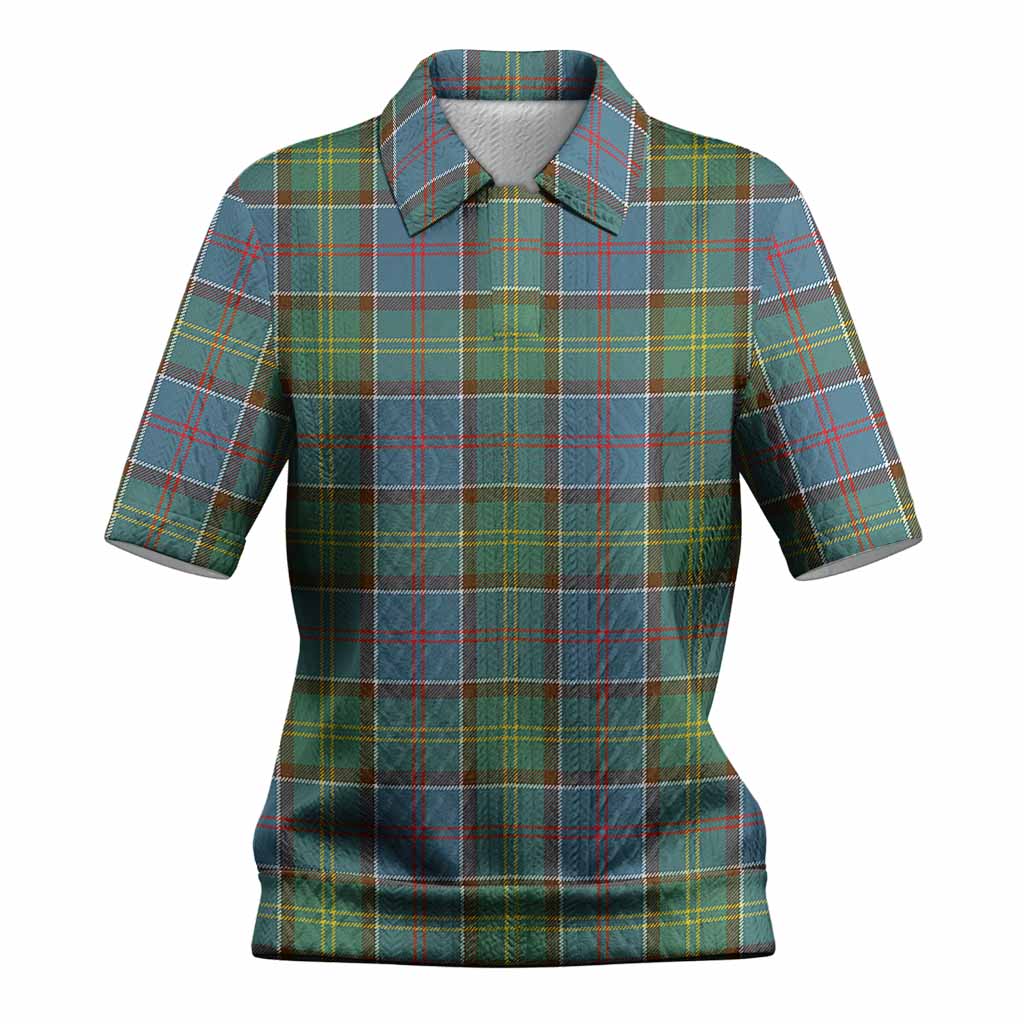 Colville Tartan Women’s Polo Sweater Top