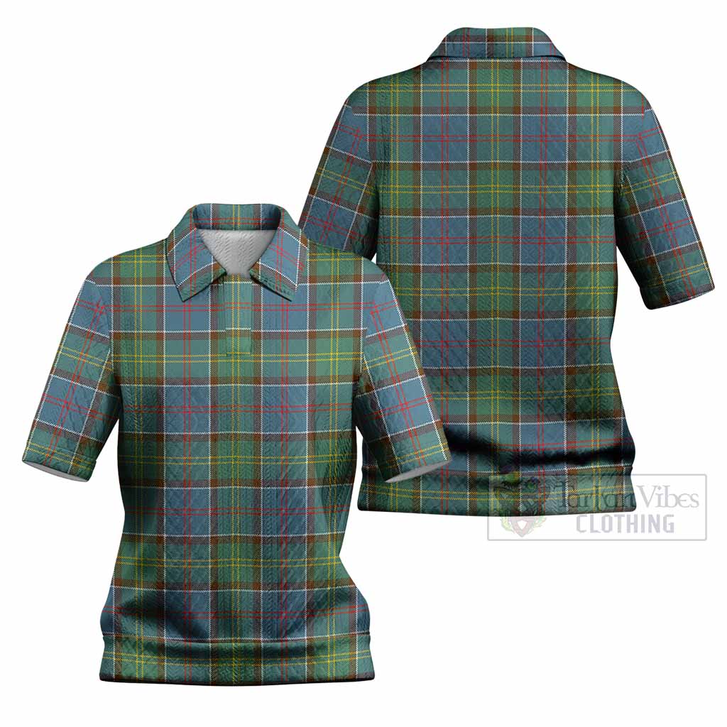 Colville Tartan Women’s Polo Sweater Top