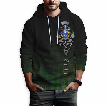 Tartan Vibes Clothing Comerford Irish Clan Hoodie with Coat of Arms Erin Go Bragh Celtic Inspired