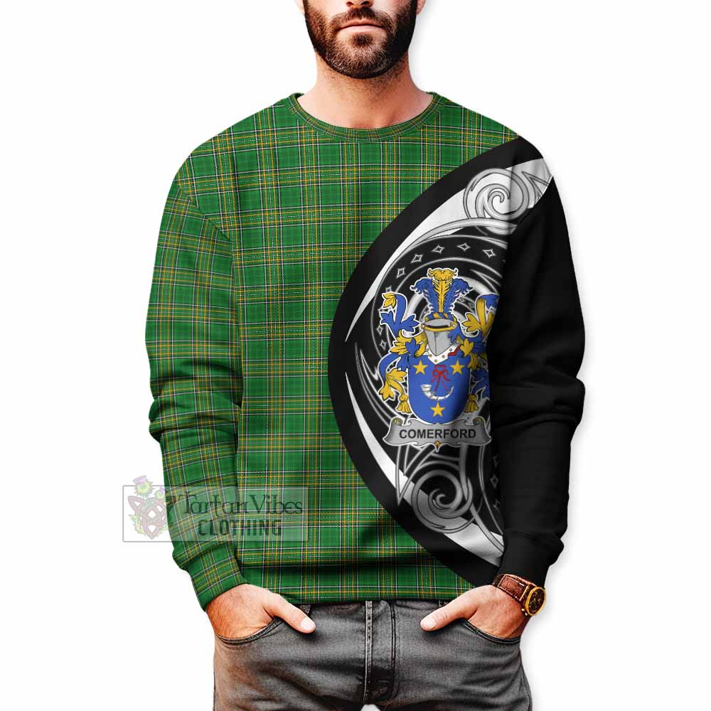 Tartan Vibes Clothing Comerford Irish Clan Sweatshirt Celtic Circle Style