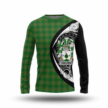 Tartan Vibes Clothing Concanon Irish Clan Long Sleeve T-Shirt Celtic Circle Style