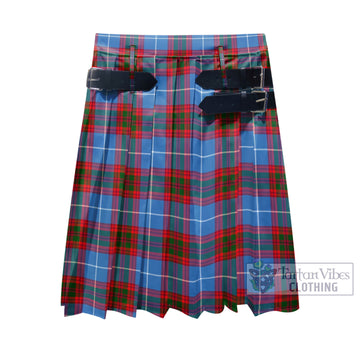 Congilton Tartan Men's Pleated Skirt - Fashion Casual Retro Scottish Kilt Style