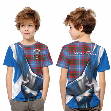 Congilton Tartan Kid T-Shirt with Family Crest Scotland Patriotic Style Youth XL Size14 - Tartan Vibes Clothing