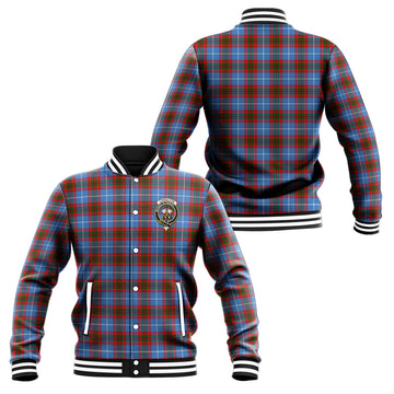 Congilton Tartan Baseball Jacket with Family Crest Unisex - Tartan Vibes Clothing
