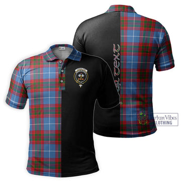 Congilton Tartan Polo Shirt with Family Crest and Half Of Me Style Kid - Tartan Vibes Clothing