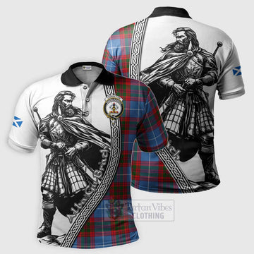 Congilton Tartan Clan Crest Polo Shirt with Highlander Warrior Celtic Style Kid - Tartan Vibes Clothing