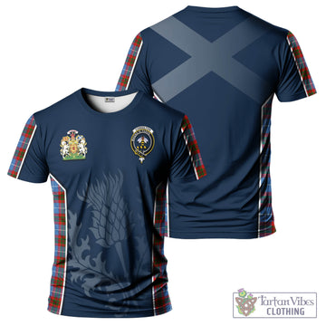 Congilton Tartan T-Shirt with Family Crest and Scottish Thistle Vibes Sport Style Kid's Shirt - Tartan Vibes Clothing