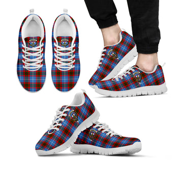 Congilton Tartan Sneakers with Family Crest