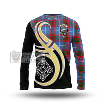 Congilton Tartan Long Sleeve T-Shirt with Family Crest and Celtic Symbol Style Unisex - Tartan Vibes Clothing
