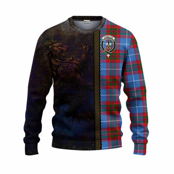 Congilton Tartan Family Crest Knitted Sweater Alba Gu Brath Be Brave Lion Ancient Style Unisex - Tartan Vibes Clothing