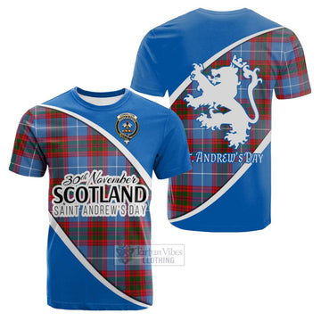 Congilton Family Crest Tartan Cotton T-shirt Celebrate Saint Andrew's Day in Style Kid's Shirt - Tartan Vibes Clothing