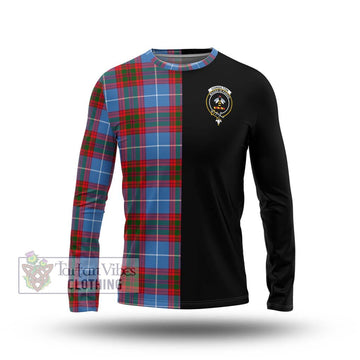 Congilton Tartan Long Sleeve T-Shirt with Family Crest and Half Of Me Style Unisex - Tartan Vibes Clothing