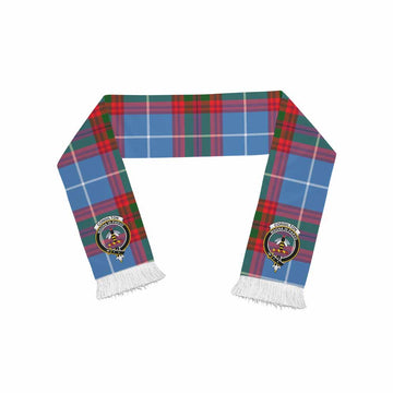 Tartan Vibes Clothing Congilton Tartan Ruffneck Scarf with Family Crest