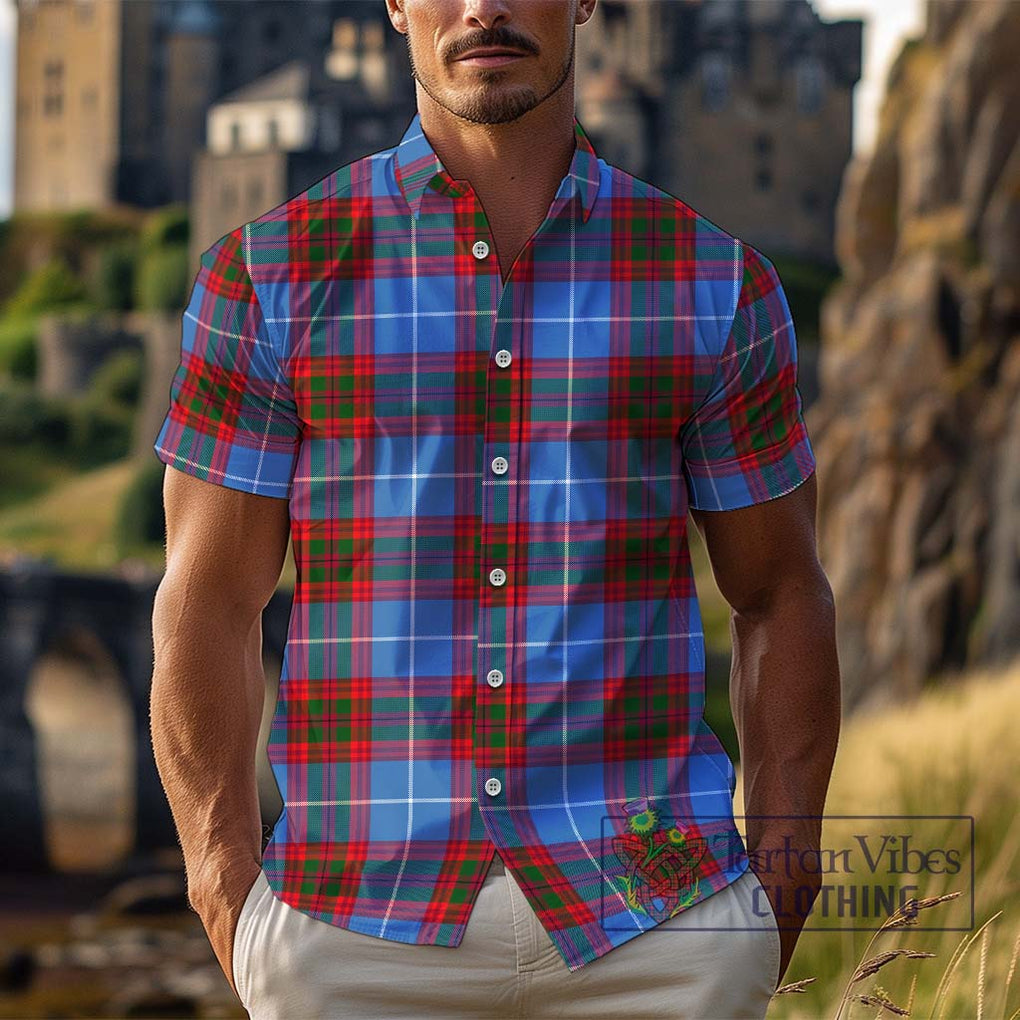 Congilton Tartan Cotton Hawaiian Shirt Kid - Tartan Vibes Clothing
