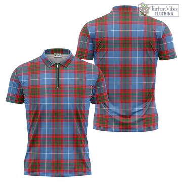Congilton Tartan Zipper Polo Shirt Unisex - Tartan Vibes Clothing