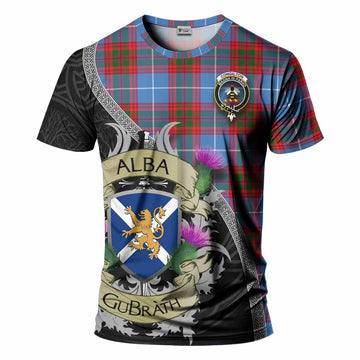 Congilton Tartan Family Crest T-Shirt Lion Rampant Royal Thistle Shield Celtic Inspired Kid's Shirt - Tartan Vibes Clothing