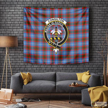 Congilton Tartan Tapestry Wall Hanging and Home Decor for Room with Family Crest Tapestry - Tartan Vibes Clothing
