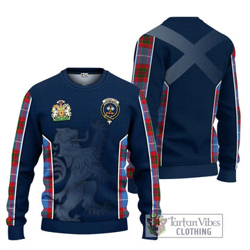 Congilton Tartan Ugly Sweater with Family Crest and Lion Rampant Vibes Sport Style Unisex - Tartan Vibes Clothing