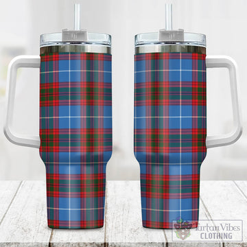 Congilton Tartan Tumbler with Handle One Size 40 OZ - Tartan Vibes Clothing