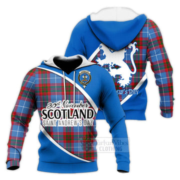 Congilton Family Crest Tartan Knitted Hoodie Celebrate Saint Andrew's Day in Style Unisex Knitted Pullover Hoodie - Tartan Vibes Clothing