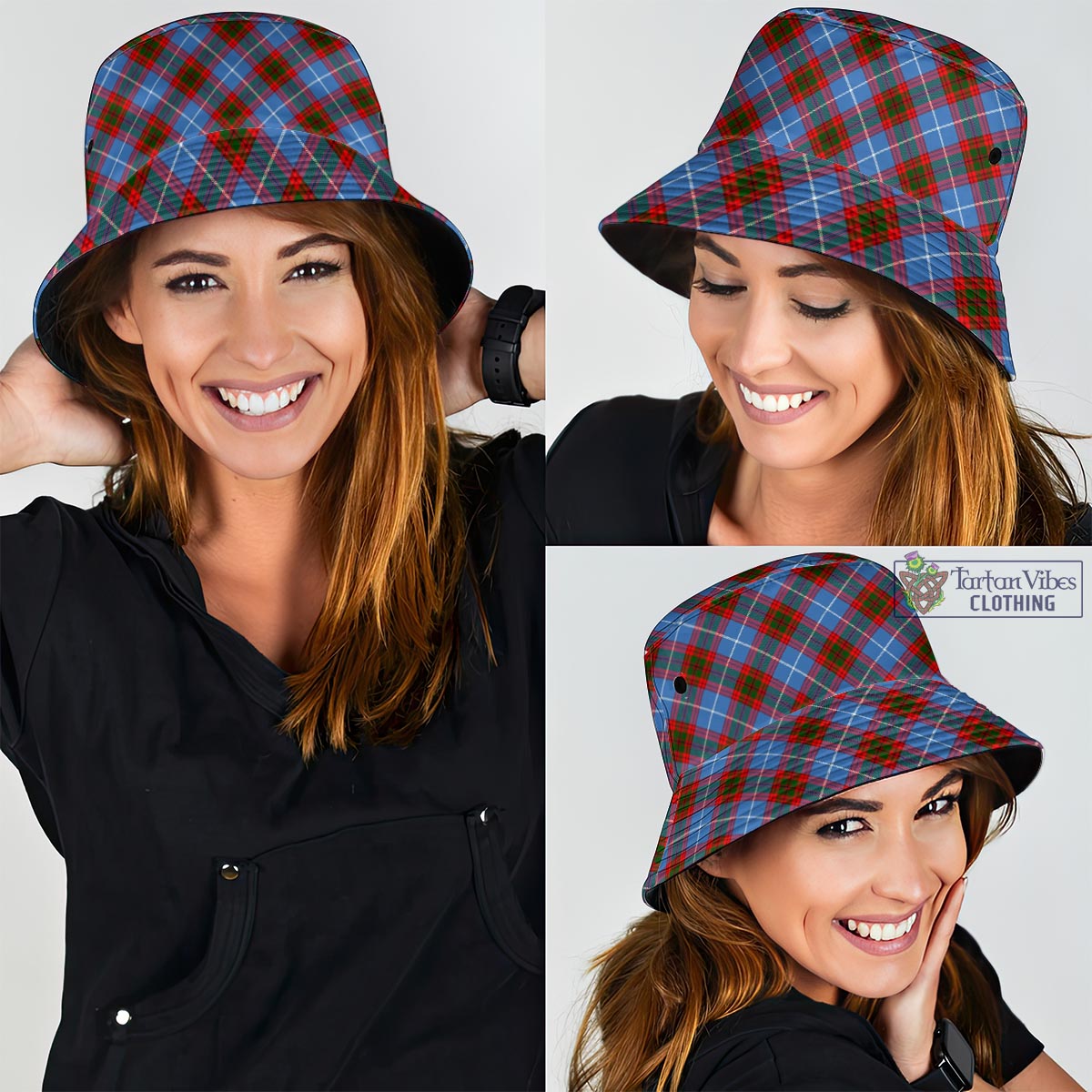 Congilton Tartan Bucket Hat Bucket Hat One Size - Tartan Vibes Clothing