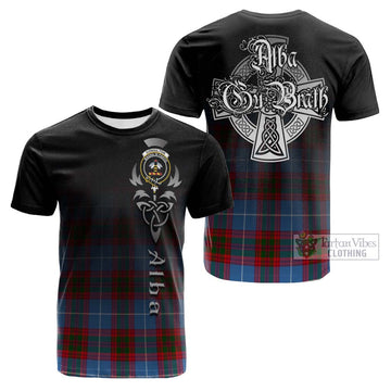 Congilton Tartan Cotton T-shirt Featuring Alba Gu Brath Family Crest Celtic Inspired Kid's Shirt - Tartan Vibes Clothing