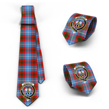 Congilton Tartan Classic Necktie with Family Crest