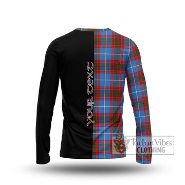 Congilton Tartan Long Sleeve T-Shirt with Family Crest and Half Of Me Style - Tartan Vibes Clothing