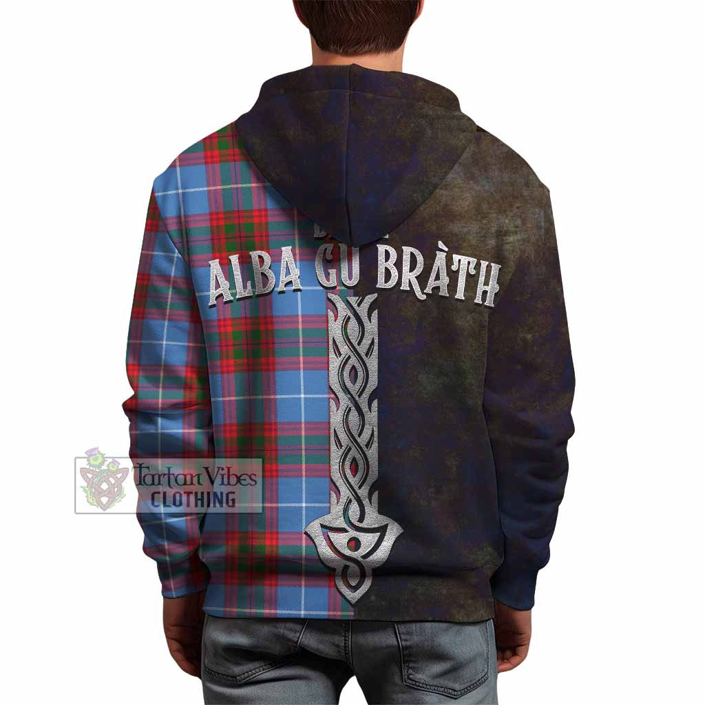 Congilton Tartan Family Crest Hoodie Alba Gu Brath Be Brave Lion Ancient Style - Tartan Vibes Clothing