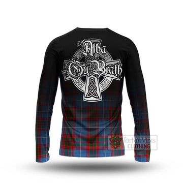 Congilton Tartan Long Sleeve T-Shirt Featuring Alba Gu Brath Family Crest Celtic Inspired - Tartan Vibes Clothing