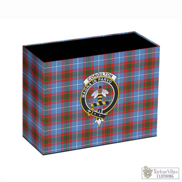 Congilton Tartan Pen Holder with Family Crest - Tartan Vibes Clothing