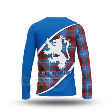 Congilton Family Crest Tartan Long Sleeve T-Shirt Celebrate Saint Andrew's Day in Style - Tartan Vibes Clothing