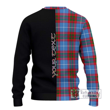 Congilton Tartan Ugly Sweater with Family Crest and Half Of Me Style - Tartan Vibes Clothing