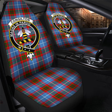Congilton Tartan Car Seat Cover with Family Crest - Tartan Vibes Clothing