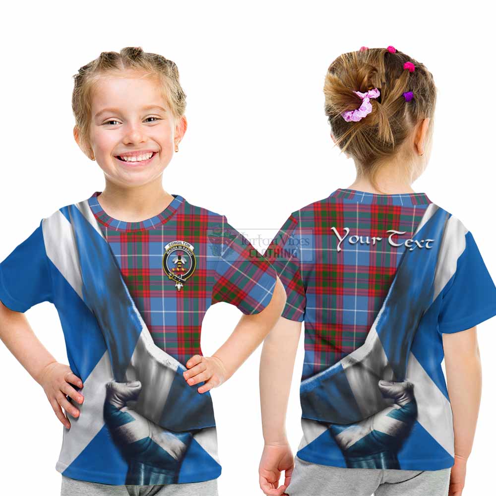 Congilton Tartan Kid T-Shirt with Family Crest Scotland Patriotic Style - Tartan Vibes Clothing