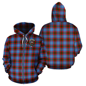 Congilton Tartan Hoodie with Family Crest - Tartan Vibes Clothing