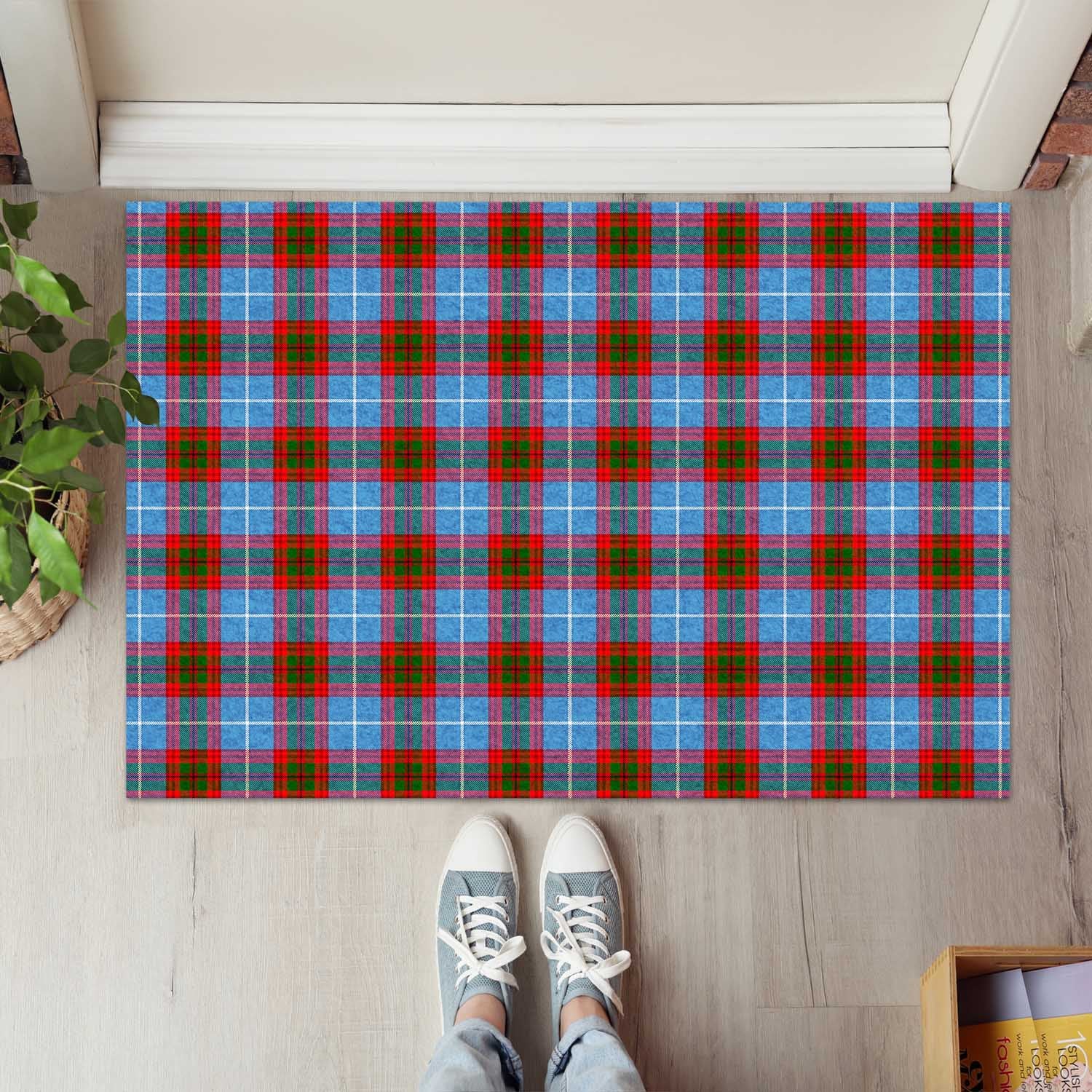 Congilton Tartan Rubber Doormat - Tartan Vibes Clothing