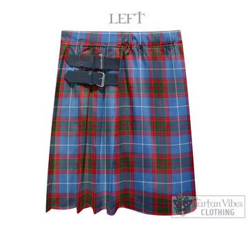 Congilton Tartan Men's Pleated Skirt - Fashion Casual Retro Scottish Kilt Style