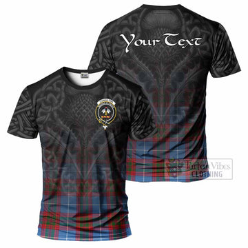 Congilton Tartan T-Shirt with Family Crest Celtic Thistle Vibes - Tartan Vibes Clothing