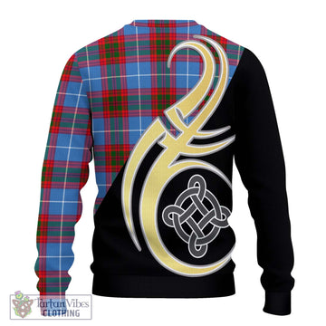 Congilton Tartan Ugly Sweater with Family Crest and Celtic Symbol Style - Tartan Vibes Clothing